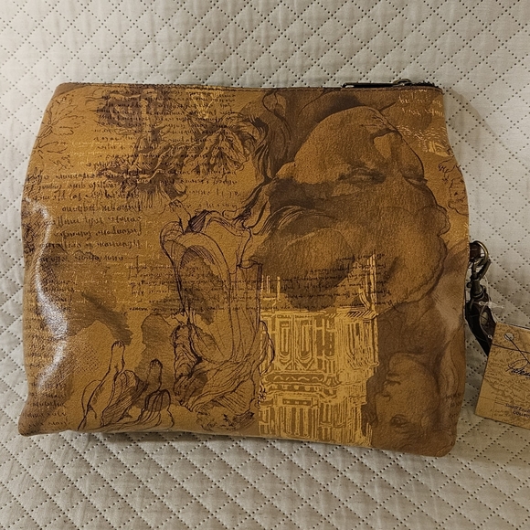 Patricia Nash Valerie Sketchbook Fold-over Wristlet - NWT - Picture 5 of 6